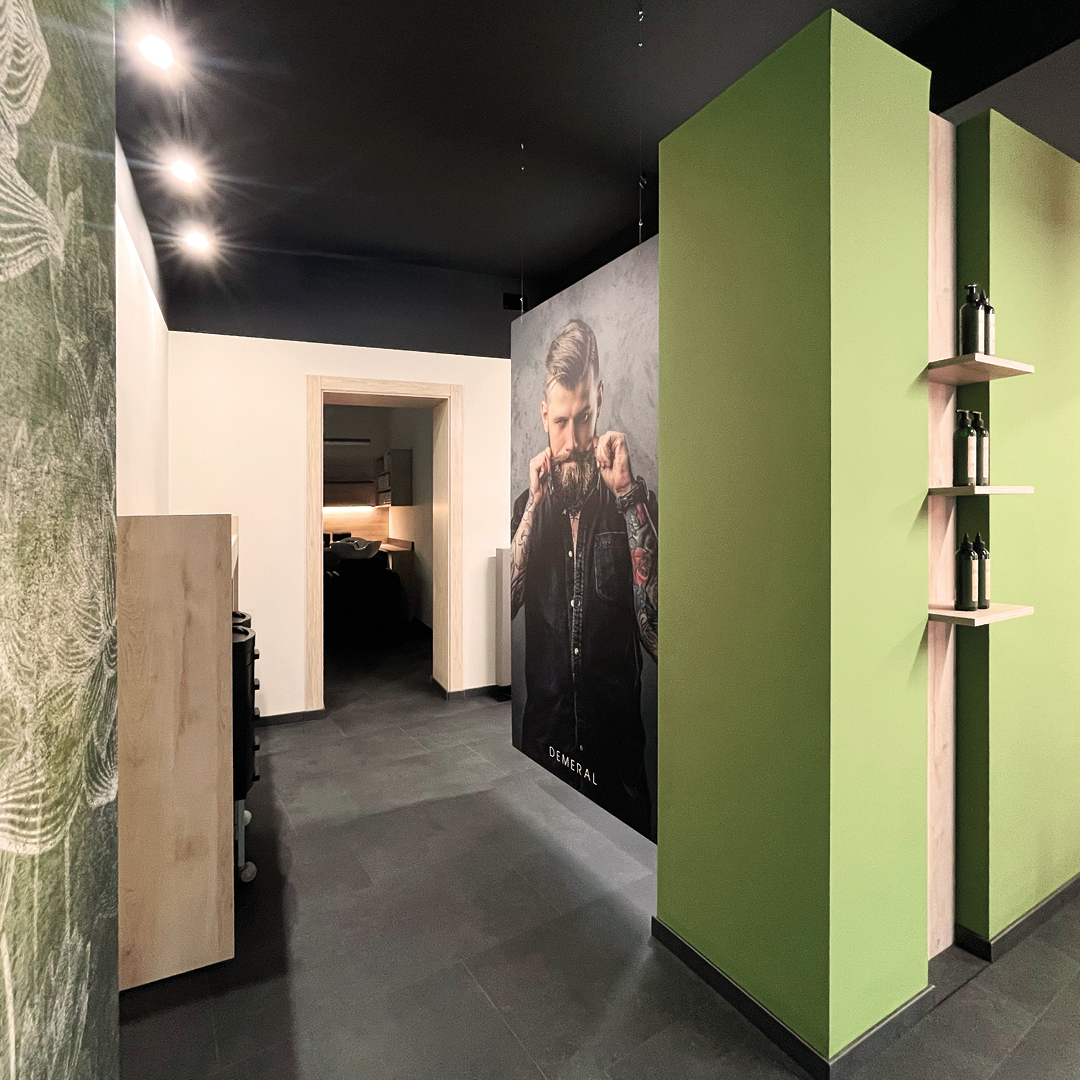 immagine area barber con immagine di uomo 